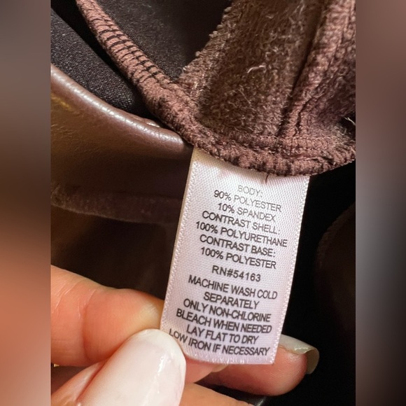 Marc New York Burgundy Velvet Faux Leather mini  Skirt XL  polyester spandex - Picture 14 of 16